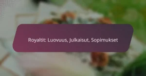 Royaltit: Luovuus, Julkaisut, Sopimukset